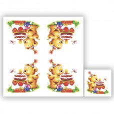 LUXY серветка столова 3-ш ТОРТ ДЛЯ МЕДВЕДИКА 33*33 20 шт