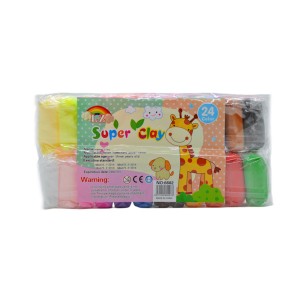 Легкий повітряний пластилін для ліпки 24 кол.8024(1051#-N020)