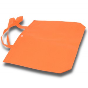 Сумка спанбонд не ламінований 35*38*10/ з кнопкою