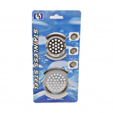 Ситечко GT металеве в раковину  2шт (6см і 7,5см)