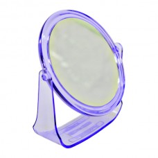 Дзеркало Кругле 12см пласт.підставка двохстороннє