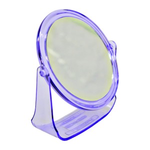 Дзеркало Кругле 12см пласт.підставка двохстороннє