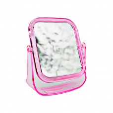 Дзеркало Прямокутне 12см пласт. підставка двохстороннє