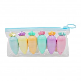 Текст-маркер міні набір XYH-311 6шт Морквинка