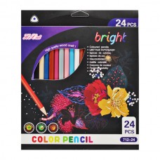 Олівці кольорові BRIGHT 24 кол. (арт.21927-726)