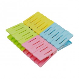 Прищіпка пласт. Кольорова 20шт 6см.7245