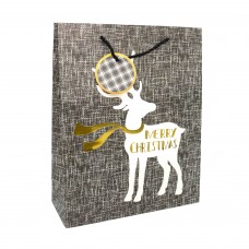 Пакет под. Новорічний 26*32*10 QZ633B Merry Christmas