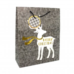 Пакет под. Новорічний 26*32*10 QZ633B Merry Christmas