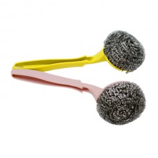 SMART Щітка-скребок Кругла 7*21см довга ручка Мікс арт.005-9