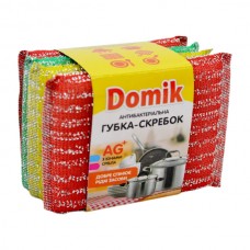 Н-р  губок - скребків DOMIK  4шт арт.8001