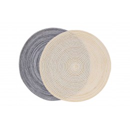 Килимок сервірувальний Плетений Круглий 38см 1шт Мікс
