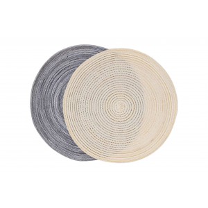 Килимок сервірувальний Плетений Круглий 38см 1шт Мікс