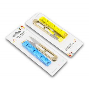 Ножиці д/ниток+сантиметр набір