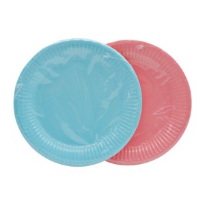 Тарілка святкова паперова 10шт Мікс