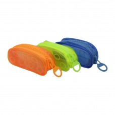 Пенал-косметичка 21,5*11см Неон Мікс арт.A07/08/09/8002-B