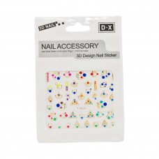Декор д/нігтів Nailaccessory Наклейки D-X TJA018