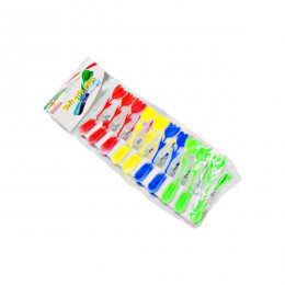 Прищіпка пласт. Тюльпан 10шт арт.8108