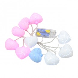 Гірлянда Серце/Кульки 2м 10ламп на батарейках