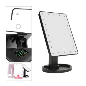 Дзеркало д/макіяжу LED підсвітка 3 режими на підставці