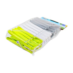 Прищіпка пласт. Junte 12шт Кольорова 8см арт.8292