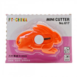 Ніж канцелярський Дитячий FT-CHINA МІКС планшет арт.613/617/671/618/672 *12