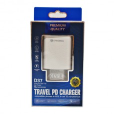 Зарядний блок Premium Quality D37 20W USB