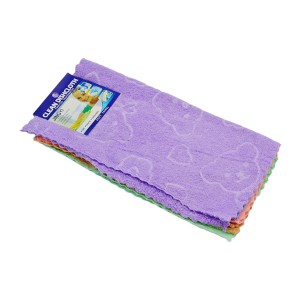 Ганчірка мікрофібра JingYi 2-х стороння 5шт 30*30см