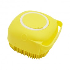 Щітка силіконова д/домашніх тварин з дозатором 1шт