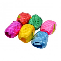 Стрічка для кульок Рафія Кольорова набір 6шт