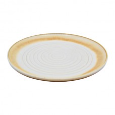 Тарілка керамічна Столова 1шт Бежева лінія 22см арт.HZ50-2