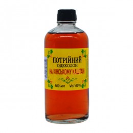Одеколон Потрійний на Кінському каштані 60% 180мл