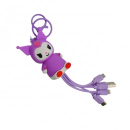 Кабель 3в1 Мультяшний