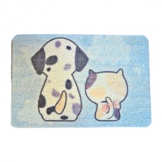 Коврик підлоговий 38*58см решітчастий поліестер 1шт Мікс