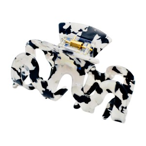 Краб для волосся пластик 1шт 8,5см  Мікс *12