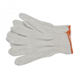 Рукавиці господарчі ПВХ Білі без крапки 1пара *12