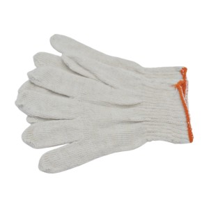 Рукавиці господарчі ПВХ Білі без крапки 1пара *12