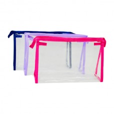 Косметичка жіноча прозора 28*18*7см на 1 відділення арт.035-1