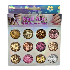 Декор д/нігтів Nail Art Жата фольга 12баночок