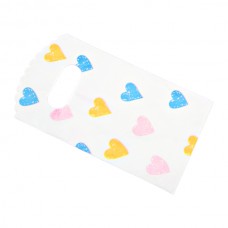 Пакет под. з прорізними ручками 9*14см п/е Малюнок Мікс *50