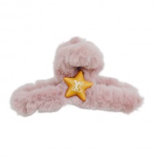 Краб д/волосся 1шт Хутряний стильний Мікс