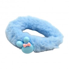 Резинка д/волосся 1шт Дитяча Хутряна з декором Мікс