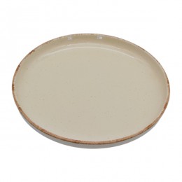 Тарілка керамічна десертна 19,5см Бежева