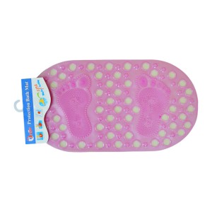 Коврик силіконовий YIJU в/ванну 37*66 Овальний арт.6939