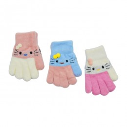 Перчатки дит. JIALONG 1пара з нашивкою Мікс арт.238#-18/238#-19 *12