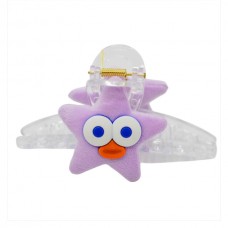 Краб д/волосся пластик 1шт 11см прозорий Іграшкою Мікс арт.B157/158 *12