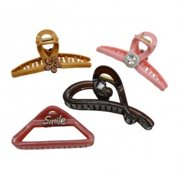 Краб д/волосся пластик 1шт 10-12см Кольоровий Каміння арт.JZ008/B155/169/188/ *12