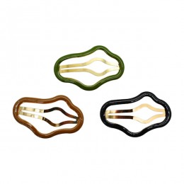 Заколка д/волосся Fashion Jewelry Handmade 1шт Хмаринка Мокко арт.JZ033 *5