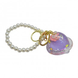 Брелок акриловий рідкий з Перлинами 1шт Фігурки Мікс