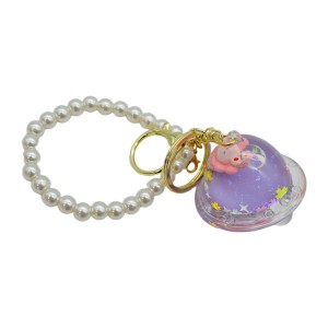 Брелок акриловий рідкий з Перлинами 1шт Фігурки Мікс