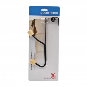 Вішалка дверна ZHENGTU подвійна металева 1шт арт.ZT-3103